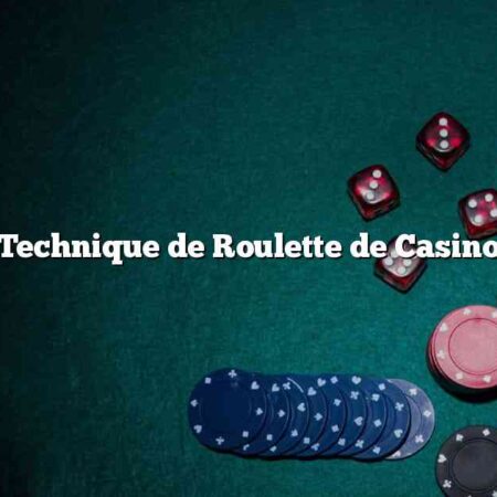 Technique de Roulette de Casino