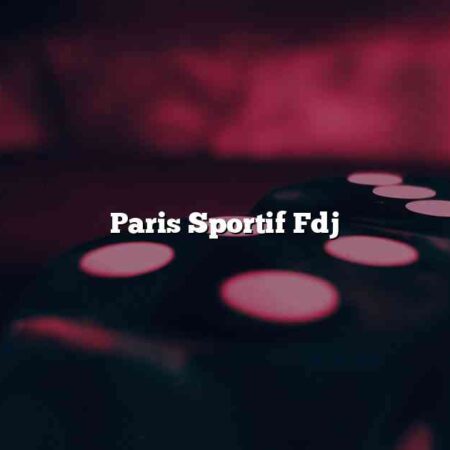 Paris Sportif Fdj